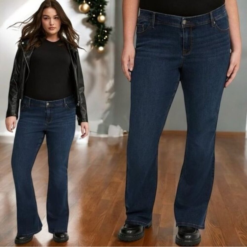 NEW Torrid Relax Bootcut Darkwash Jean Comfort Stretch Cowgirl Rodeo Capsule 18